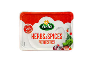 Крем-сыр 50% С травами и специями Arla п/у 200г