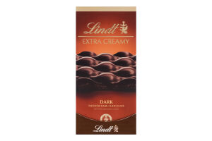 Шоколад темний Extra creamy Lindt к/у 80г