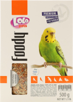 Корм д/хвилястих папуг 500г Lolo Pets