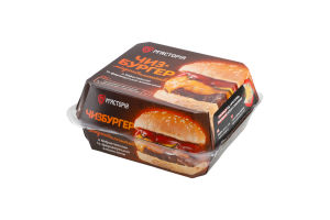 Чизбургер с бифштексом из фермерской говядины М'ясторія к/у 250г