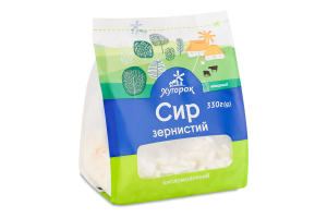 Творог зернистый нежирный Хуторок м/у 330г