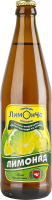 Напій безалкогольний сильногазований на ароматизаторах Лимонад Лимонче Черкаські Лимонади с/пл 0.5л