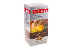 Чай чорний байховий з імбирем Hillway к/у 25х1.5г