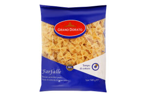 Вироби макаронні Grano dorato бантики В*