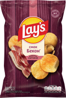 Чипсы картофельные Бекон Lay's м/у 120г