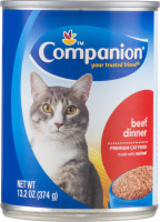 Companion Premium Cat Food Beef Dinner