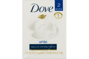 Dove Beauty Bar White - 2 CT