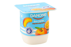 Йогурт 1.2% Персик-маракуя Danone ст 115г