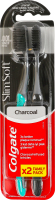 Щетка зубная ультра мягкая Древесный уголь Slim soft Colgate 2шт