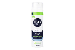 Гель для гоління для чутливої шкіри Миттєвий захист Nivea Men 200мл