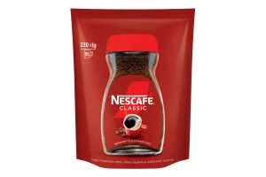 Кофе растворимый гранулированный Classic Nescafe д/п 230г