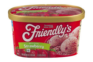 Friendly's Premium Ice Cream Rich & Creamy Strawberry