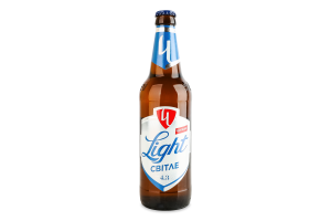 Пиво 0.5л 4.3% світле пастеризоване Light Чернігівське пл