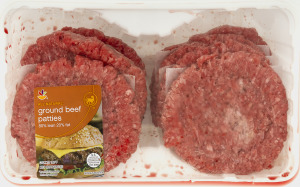 Ahold Ground Beef Patties 80% Lean - 8 CT