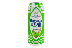 Напиток безалкогольный 0.5л 0% газированный солодовый Apple Bavaria Smalt ж/б