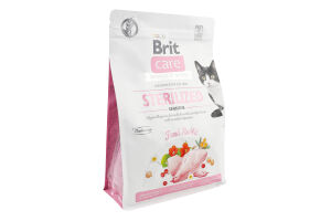 Корм сухой для взрослых котов гипоаллергенный Fresh Rabbit Sterilized Sensitive Care Brit м/у 2кг