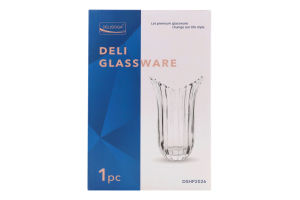 Ваза Хвиля скло 15*11,5*22см