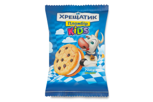 Морозиво 15% пломбір на печиві з дропсами Kids Хрещатик м/у 70г