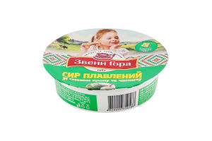 Сыр плавленый 50% пастообразный со вкусом укропа и чеснока Звени Гора ст 90г