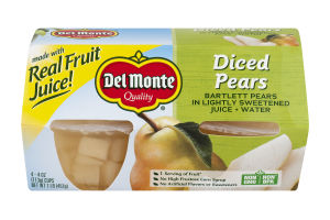 Del Monte Diced Pears - 4 CT