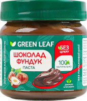 Паста шоколадно-фундучна з підсолоджувачем Green Leaf с/б 200г