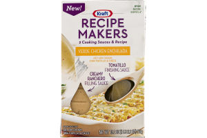 Kraft Recipe Makers Cooking Sauces Oven Recipe Verde Chicken Enchilada