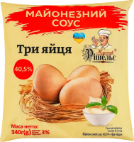 Соус майонезный 40.5% Три яйца Кухар Рішельє м/у 340г