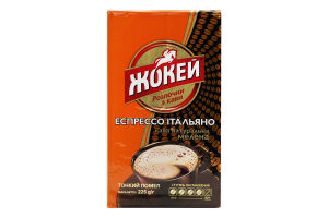 Кава натуральна мелена Еспрессо Італьяно Жокей в/у 225г