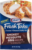 Kraft Fresh Take Cheese & Breadcrumb Mix Smokey Mesquite BBQ Recipe