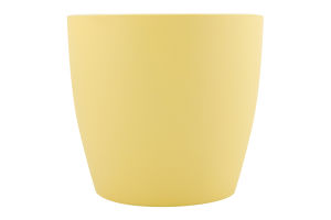 Горщик квіт. Don-Plast AGA MAT 14 см жовтий DA 14 MAT И347 (Польща)