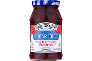 Smucker's Sugar Free Preserves Red Raspberry