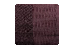 Рушник темно-коричневий махровий з вафельним бордюром 70*140см 450г/м2 ГМ Текстайл