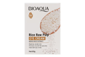 Крем д/шк BIOAOUA 60г з рис/м'якт. зміц/жив. 28708 БИ