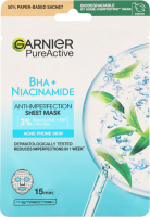 Маска д/обличчя Скін Нейчералз Чиста шкіра д/жирної та проблемної шкіри тканинна 23г Гарньє