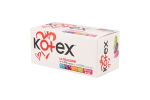 Тампоны гигиенические Super UltraSorb Kotex 32шт