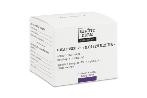 Крем для лица разглаживающий с пептидами и сливой Skin fiction Beautyderm 50мл