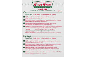 Betty Crocker Krispy Kreme Doughnuts Cake Mix with Chocolate Flavored Doughnut Glaze
