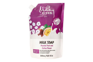 Крем-мило рідке Маракуйя та квіти бавовни 500мл д/п Мілкі дрім
