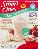 Weight Watchers Smart Ones Smoothies Strawberry Banana