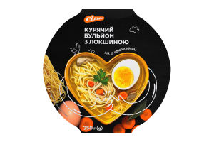 Курячий бульйон із локшиною в упаковці
