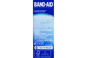 Band-Aid Adhesive Bandages Waterproof Tough Strips - 20 CT