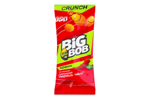 Арахис жареный соленый в хрустящей оболочке Сладкий перец чили Crunch Big Bob м/у 55г