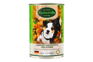 Корм д/собак Baskerville баранина-картофель-тыква