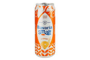 Напиток солодовый 0.33л 0% безалкогольный газированный Апельсин Bavaria Smalt ж/б