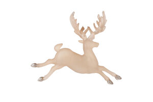 Підвіска новорічна Олень шампань 11,5*14см КМ