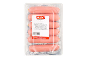 Cосиски Паризькі варені в/г 280г газ/уп Верест