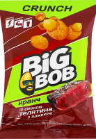 Арахис жареный соленый в хрустящей оболочке Телятина с аджикой Crunch Big Bob м/у 90г