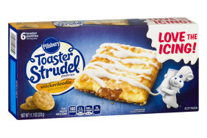 Pillsbury Toaster Strudel Pastries Snickerdoodle - 6 CT