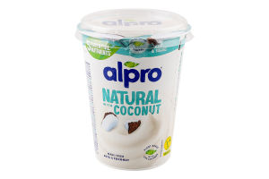 Продукт соєвий ферментований Natural with coconut Alpro ст 400г