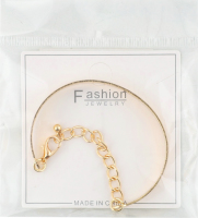 Браслет червоний метал металевий 18-20см FHF1615